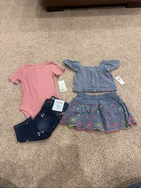 Old Navy and Cat & Jack Outfit Bundle 12-18 months NEW
